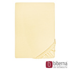 biberna Jersey-Elastic-Spannbetttuch gelb, 1x 140x200 cm - 160x220 cm