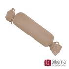 biberna Feinjersey-Nackenrollenbezug Doppelpack macchiato, 2x 15x40 cm