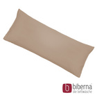 biberna Feinjersey-Kopfkissenbezug Doppelpack macchiato, 2x 40x60 cm