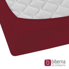 biberna Feinjersey-Spannbetttuch burgund, 1x 90x190 cm - 100x200 cm