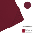 biberna Feinjersey-Spannbetttuch burgund, 1x 90x190 cm - 100x200 cm