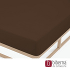 biberna Feinjersey-Spannbetttuch topas / mocca, 1x 90x190 cm - 100x200 cm