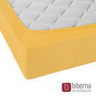 biberna Jersey-Elastic-Spannbetttuch honig, 1x 180x200 cm - 200x220 cm