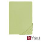 biberna Jersey-Elastic-Spannbetttuch pistaziengrün, 1x 90x190 cm - 100x220 cm