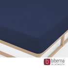 biberna Jersey-Elastic-Spannbetttuch marine, 1x 140x200 cm - 160x220 cm