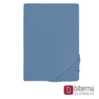 biberna Jersey-Elastic-Spannbetttuch azurblau, 1x 180x200 cm - 200x220 cm