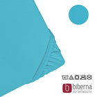 biberna Jersey-Elastic-Spannbetttuch türkis, 1x 120x200 cm - 130x220 cm