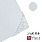 biberna Jersey-Elastic-Spannbetttuch ciel, 1x 90x190 cm - 100x220 cm