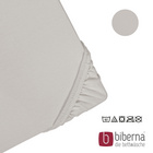 biberna Jersey-Elastic-Spannbetttuch sturmgrau, 1x 180x200 cm - 200x220 cm