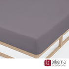 biberna Jersey-Elastic-Spannbetttuch silber/grau, 1x 180x200 cm - 200x220 cm