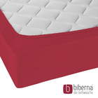 biberna Jersey-Elastic-Spannbetttuch rubin, 1x 90x190 cm - 100x220 cm