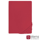 biberna Jersey-Elastic-Spannbetttuch rubin, 1x 120x200 cm - 130x220 cm