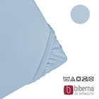 biberna Jersey-Elastic-Spannbetttuch eisblau, 1x 180x200 cm - 200x220 cm