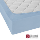 biberna Jersey-Elastic-Spannbetttuch eisblau, 1x 90x190 cm - 100x220 cm