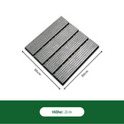 Klick-Gartenfliesen grau 8er-Set Gainsborough