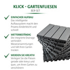 Klick-Gartenfliesen 8er-Set Gainsborough