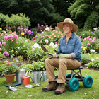 Gartensitz auf Rädern Victor Tools