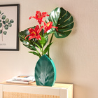 Kunstblumen-Arrangement "Rote Lilie" 3-tlg. Eldo