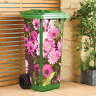 Mülltonnenaufkleber "Gerbera" 3er-Set