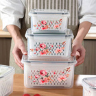 Blumenmotiv-Vorratsdosen 3er-Set