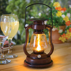 Solar-Sturmlaterne in Bronzeoptik