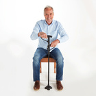 Gehstock mit Aufsteh-Hilfe