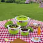 Thermoschüsseln grün 3er-Set Basilico