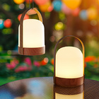 Tragbare LED-Leuchte holzfarben Eldo