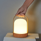 Tragbare LED-Leuchte holzfarben Eldo