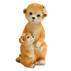Erdmännchen-Mutter mit Baby