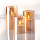 LED-Windlichter 3er-Set Eldo