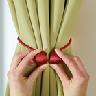Vorhang-Raffhalter mit Magnet bordeaux 2er-Set Eldo