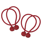 Vorhang-Raffhalter mit Magnet bordeaux 2er-Set Eldo