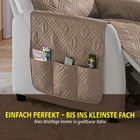 Sesselüberwurf beige Eldo