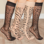 Nylon-Kniestrümpfe 4er-Set