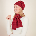 Strickschal “Mariella”  bordeaux