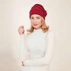 Strickmütze "Mariella" bordeaux
