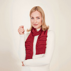 Strickschal “Mariella”  bordeaux