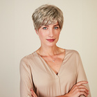 Naturell Perücke "Tilda" grau