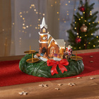 LED-Weihnachtskirche Adventskranz