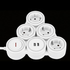 Steckdosenleiste Supraflex 4-fach mit Schalter & 2 USB REV RITTER