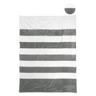 Daniel Hechter Wohndecke silber/grau-gestreift, 1x 150x200 cm