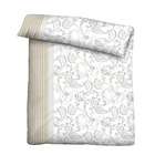 Castell Feinbiber Bettwäsche Paisley grau, 1x 155x220 cm + 1x 80x80 cm