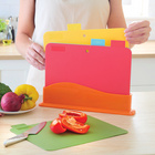 4er Set Schneidbretter mit Ständer