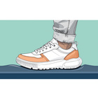 Küchenläufer Blumendesign 120x45