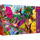 Puzzle "Blumen & Vögel"