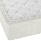 biberna Spannbetttuch Melange uni grau, 1x 180x200 cm - 200x200 cm