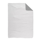biberna Melange Wohndecke UNI  grau, 1x 150x200 cm