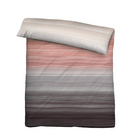 biberna Satin Bettwäsche Streifen gold, 155x220 cm + 80x80 cm