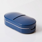 Tablettenschneider mit Aufbewahrungsbox navy